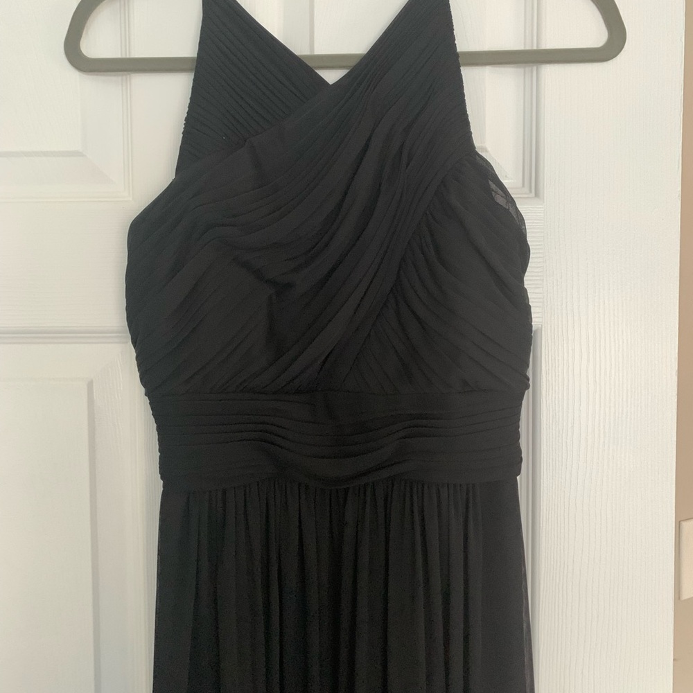 ALFRED SUNG Black Evening Dress